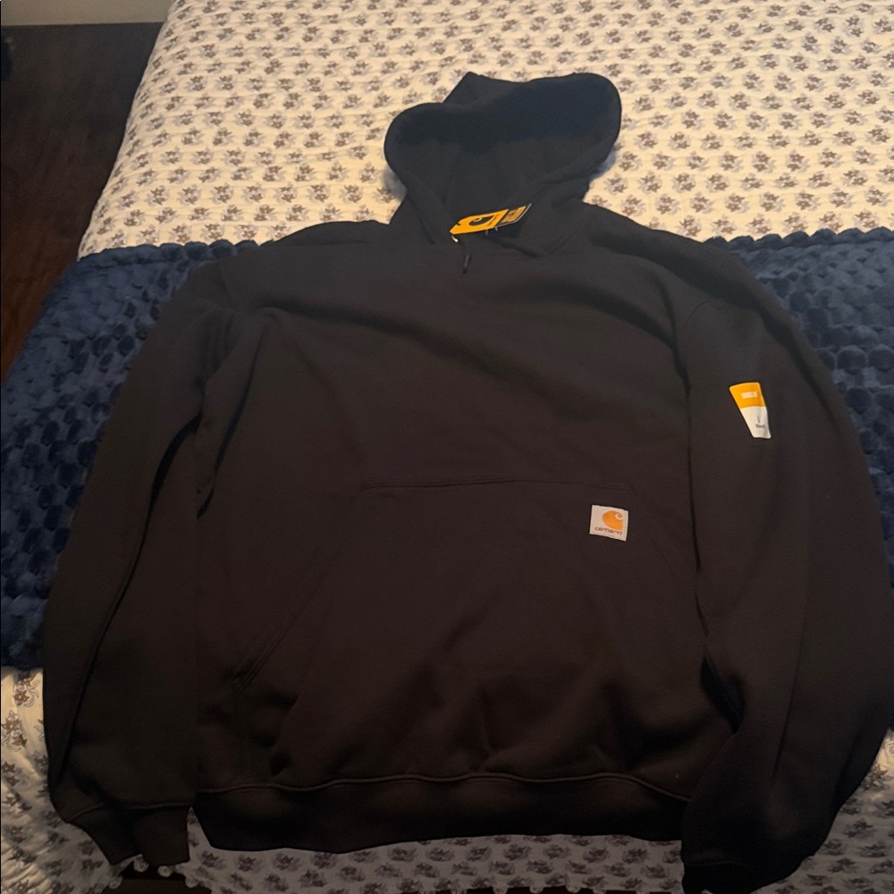 Carhartt Dark Hoodie with Logo Patch